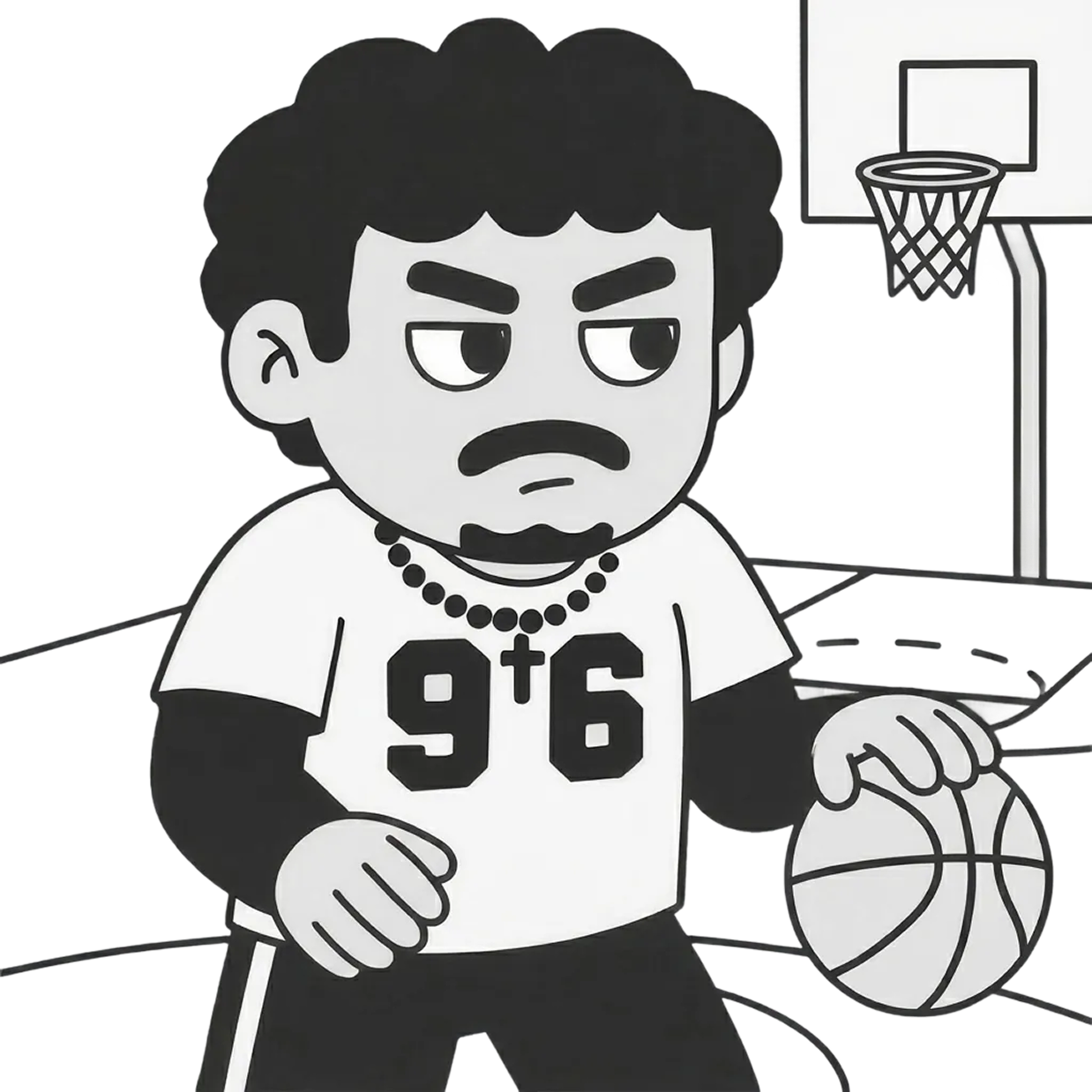 Kenny working on a project